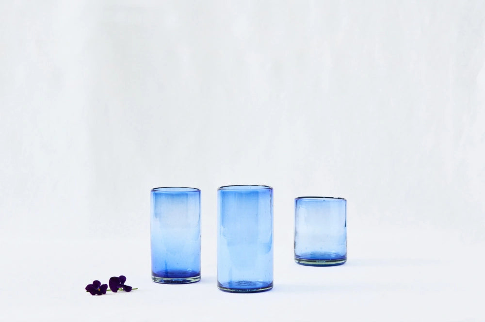 SABBIA Light-Tinted (Large Everyday Glasses) – 100% Recycled & Handcrafted - Set of 4 units
