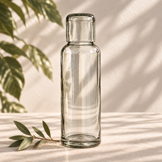 VETA Water Bottle – 100% Recycled Glass & Handcrafted - 1L