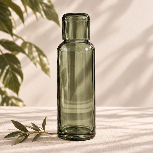 VETA Water Bottle – 100% Recycled Glass & Handcrafted - 1L